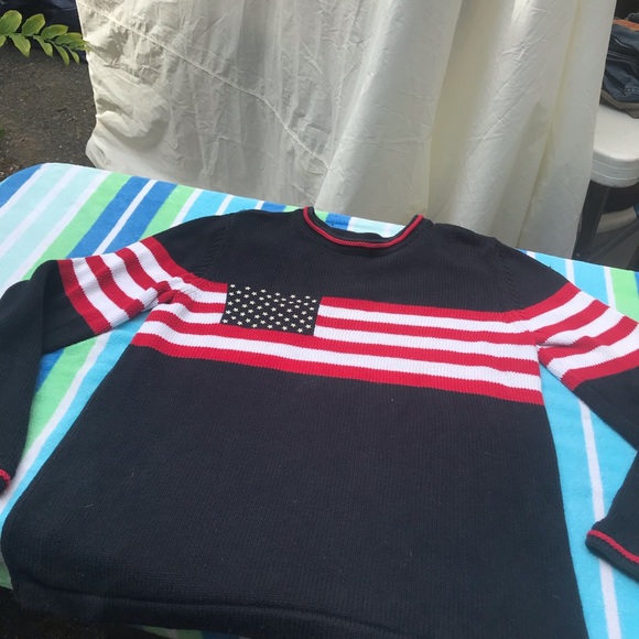 American flag sweater size medium - Picture 2 of 7